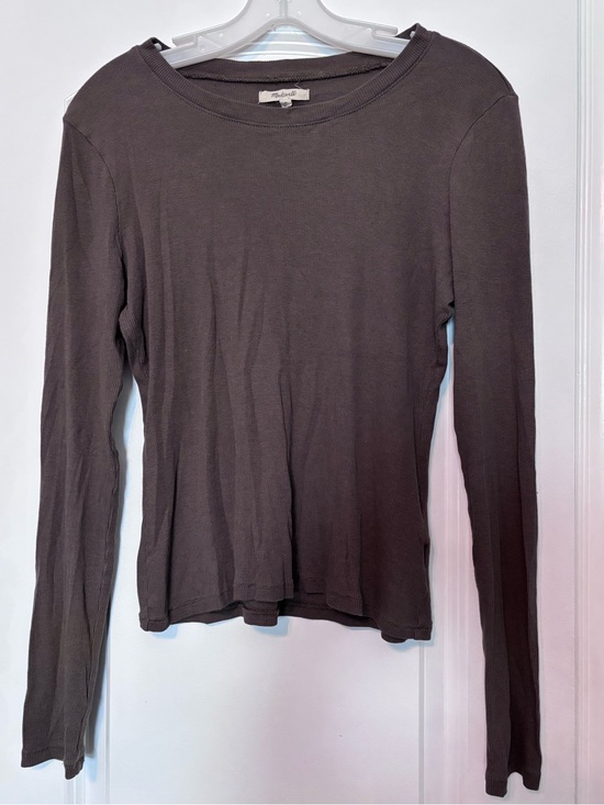 Madewell Tops - Madewell Long Sleeve Crewneck Top Size Medium